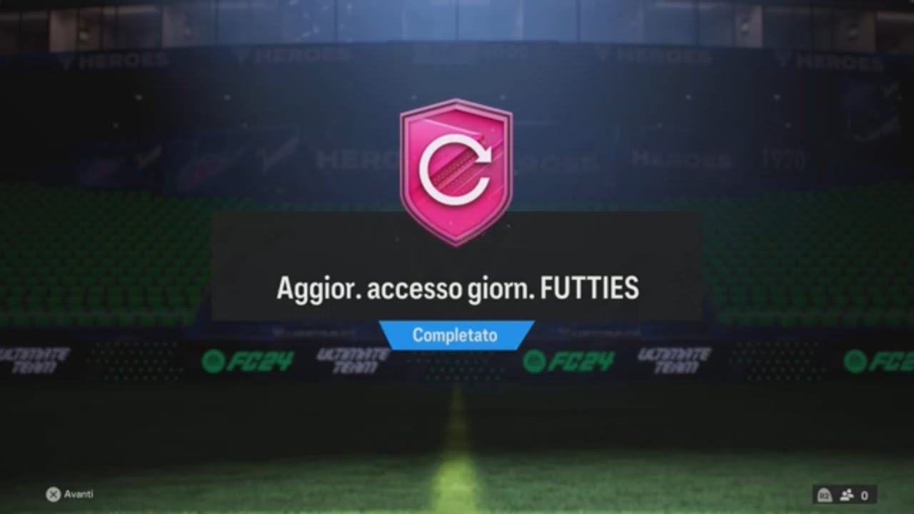 FC24 - WALKOUT - FUTTIES DAILY LOGIN UPGRADE  AGGIORNAMENTO ACCESSO GIORNALIERO FUTTIES SBC SCR DEFI