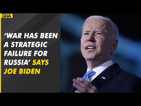 Russia-Ukraine war: Joe Biden says 'war has been a strategic failure for  Russia' - YouTube