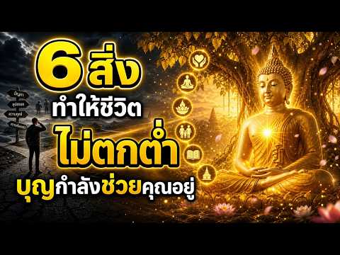 6 สิ่งที่ทำให้ชีวิตไม่ตกต่ำ บุญกำลังช่วยคุณอยู่