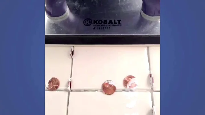 How To Set Tiles Using Pennies