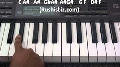 Kyunki Tum Hi Ho ........ (Aashiqui2) - Piano Tutorials - Full Song  - Durasi: 22:19. 