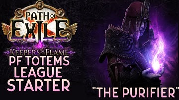 PoE 3.27 Totem League starter build guide. mobalytics Included! Hierophant Purifying flame. part 1