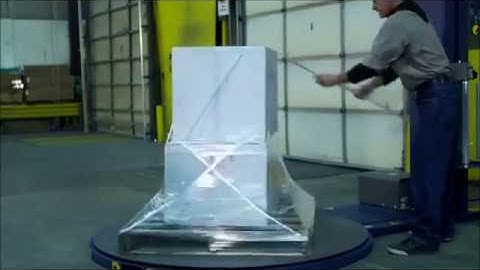 Lantech G-Series Low Volume Semi-Automatic Stretch Wrapper