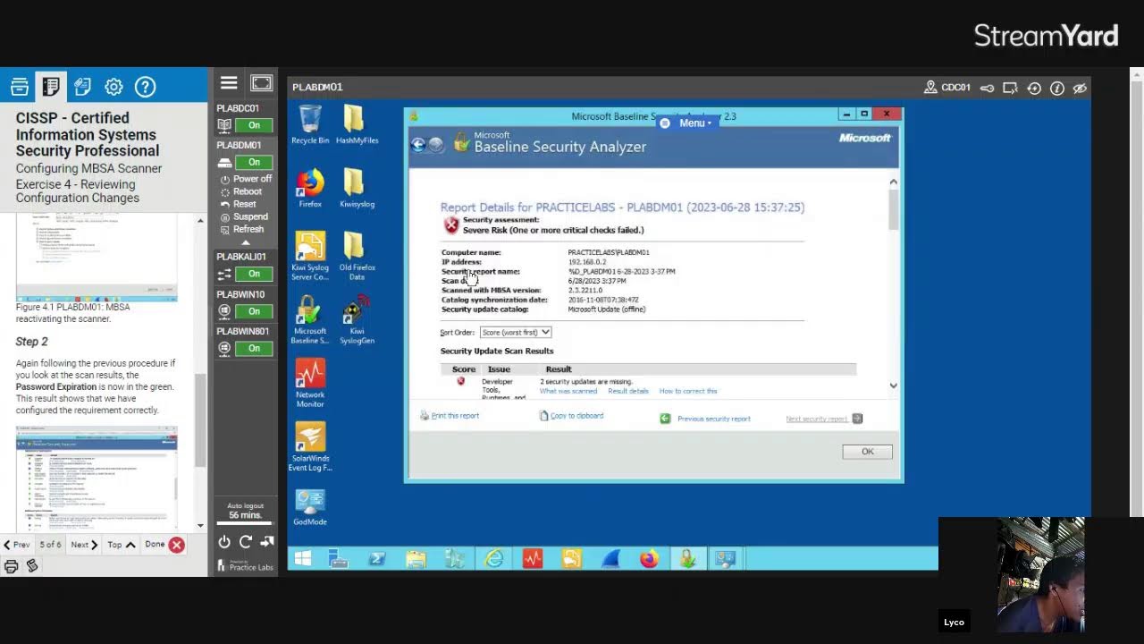 Configuring MBSA Scanner