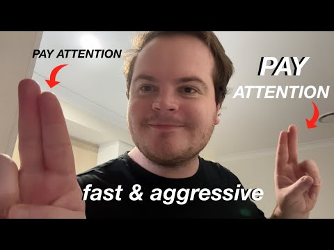 Fast & Aggressive ASMR Pay Attention, Tapping & Scratching