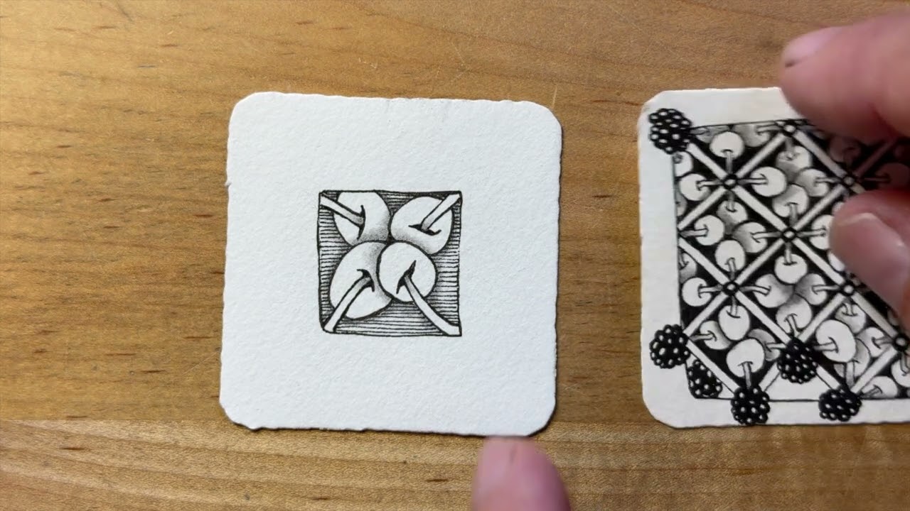 Zentangle Project Pack No. 23 - Wrap Up - YouTube