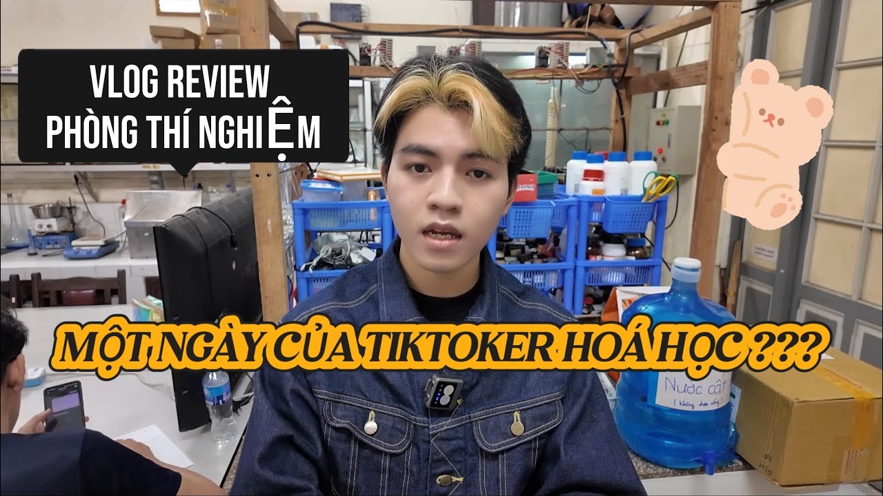 Vlog: 1 ngày lên PHÒNG THÍ NGHIỆM - Sinh Viên Hoá Học - HUS - VNU | elm zai chị Nguyệt