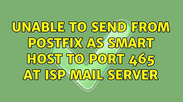 Unable to send from Postfix as smart host to port 465 at ISP mail server