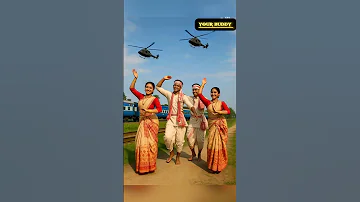 Assamese Bihu Dance Traditional Train Helicopters Assam Bihudance Traditionaldance 