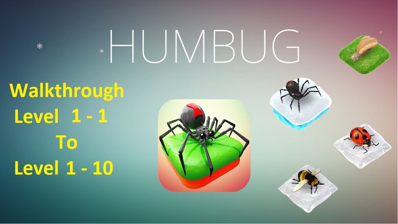 Humbug Walkthrough Level 1 - 1 To Level 1 - 10