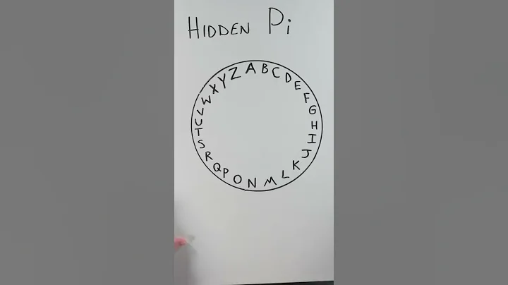 The Pi Alphabet Clock #shorts