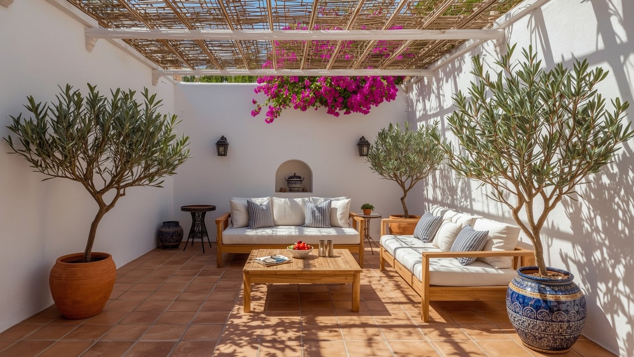 TOP 40 Small Mediterranean Patio Design for Summer 2025 | Charming, Cozy & Timeless Outdoor Living 🌿