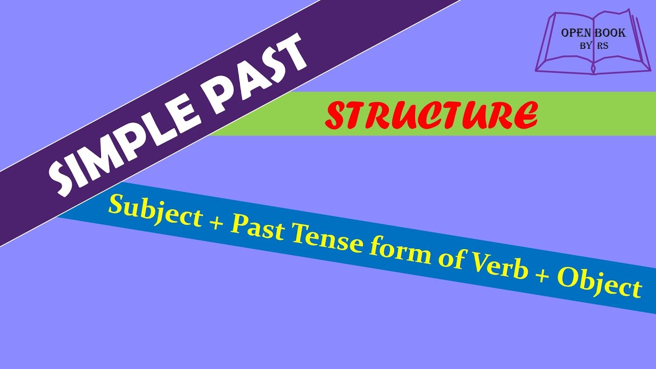 Structure of Simple Past Tense | English Grammar by Suresh Rao - YouTube