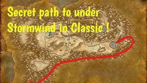 Wow Classic - New way to get under Stormwind