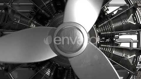 Blades of a jet engine | Motion Graphics - Envato elements