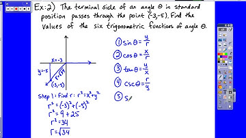 Pearson Trigonometry Notes, Chapter 1 Section 3, Video 1 of 3