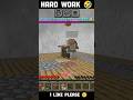 HARD WORK 🤣 #minecraft#ViPeRxToM#subscribe#1k subscribe