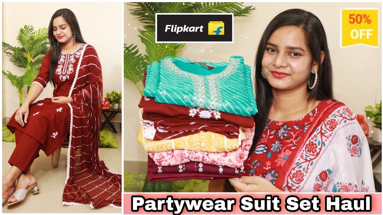 flipkart party wear kurti