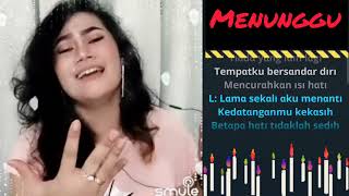 menunggu-karaoke tanpa vokal cowok