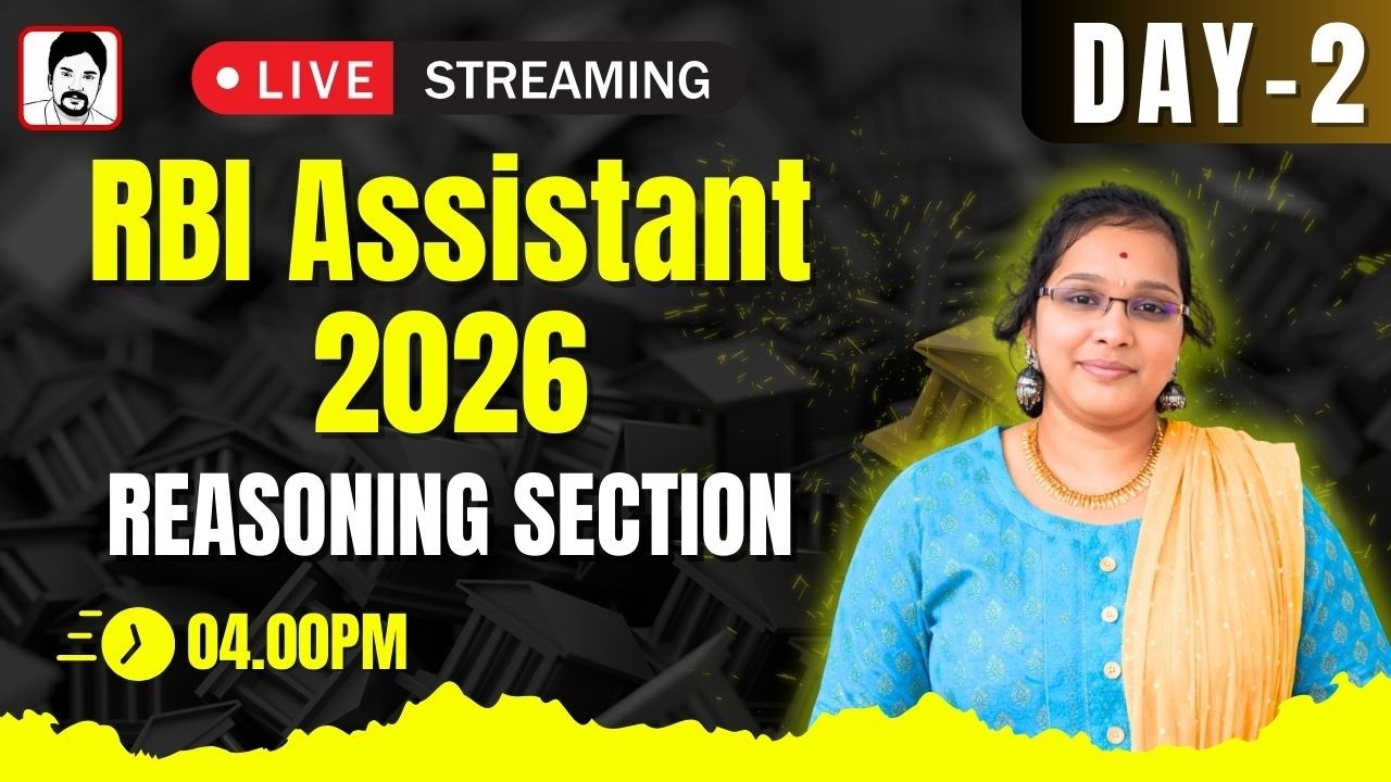 RBI Assistant 2026 | Reasoning section