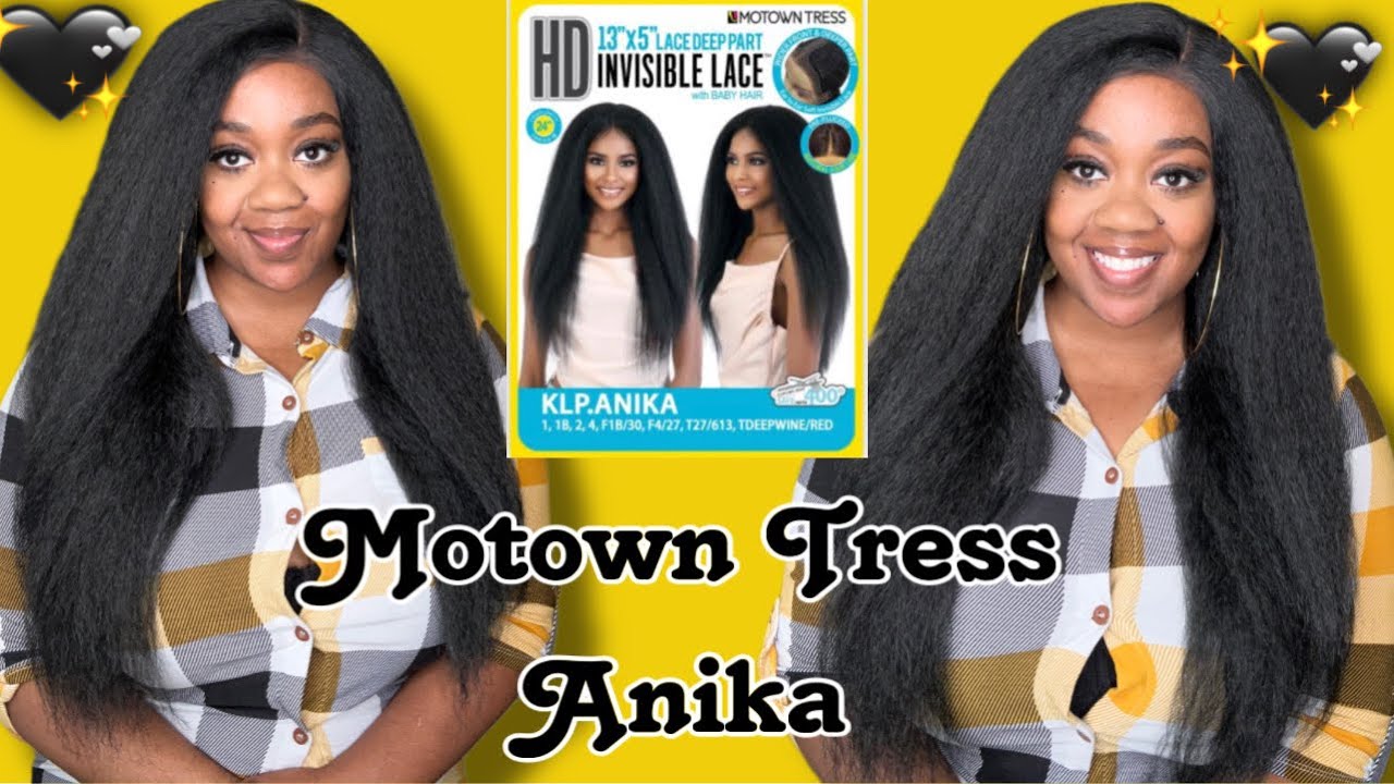 Motown Tress KLP. ANIKA 13x5 invisible HD lace front wig - YouTube