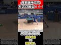 【全日本卓球2023】丹羽孝希選手も困惑してしまう！？阿部選手のループ！！【丹羽孝希vs阿部悠人】#shorts #short