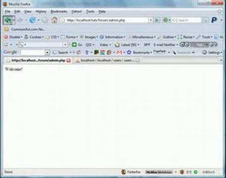 PHP Forum // Additional Layout + Admin Start