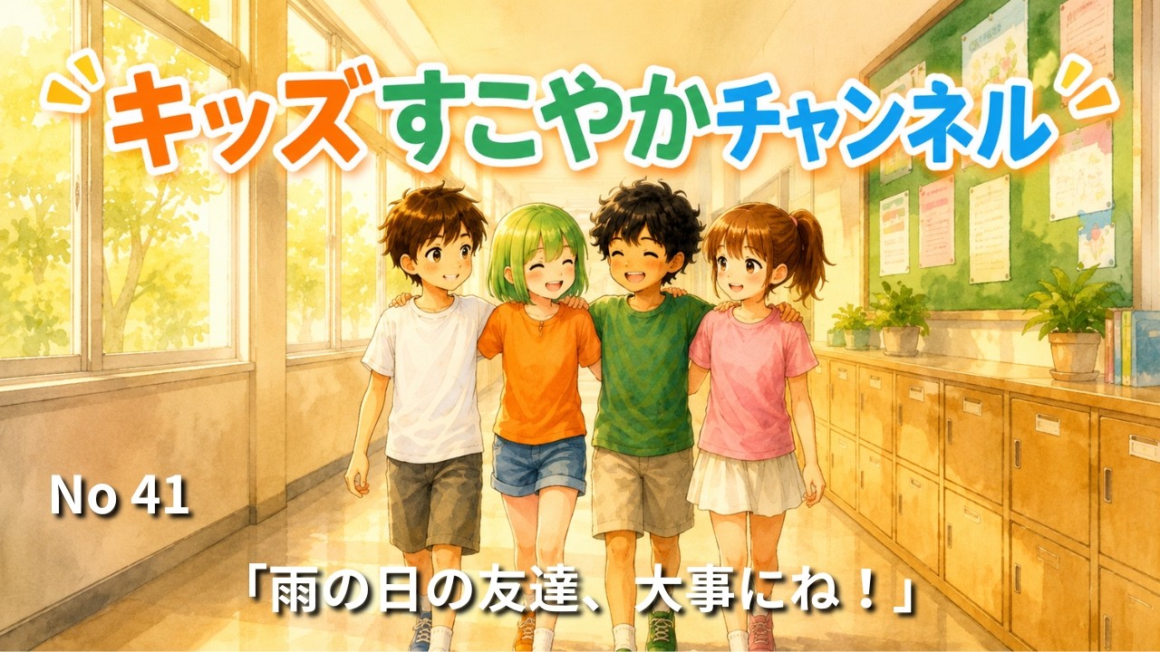小学生向け】晴れの日だけ来る友達って？〜本当の友達の見分け方