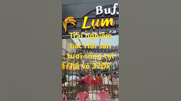 Buffet Hải sản Lụm Lúa vé 320k tôm cua ghẹ tươi sống bắt tại hồ 3 giờ chiều bắt đầu #buffet #food