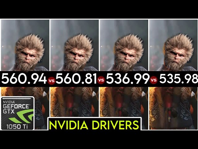 Nvidia Drivers (V 560.94 vs V 560.81 vs V 536.99 vs V 535.98) - ft