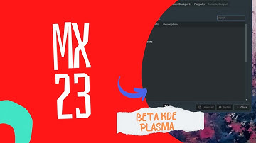 MX-23 “Libretto” Beta 2 KDE/plasma