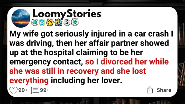 My wife got seriously injured in a car crash I was driving, then her affair partner showed up at the