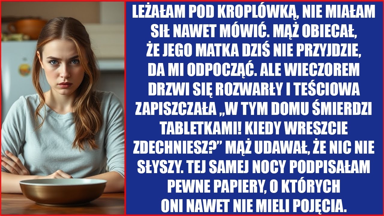 „Teściowa przepowiedziała mi rychły koniec — i tej samej nocy, nie zdając sobie z tego sprawy...