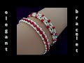 Jewelry making. How to make bracelets. Easy beading tutorial