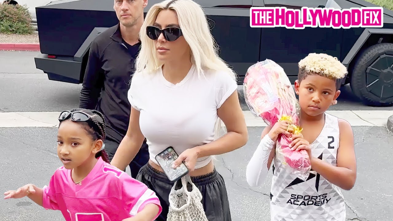 Kim Kardashian's Son Saint West Stands Up to Paparazzi