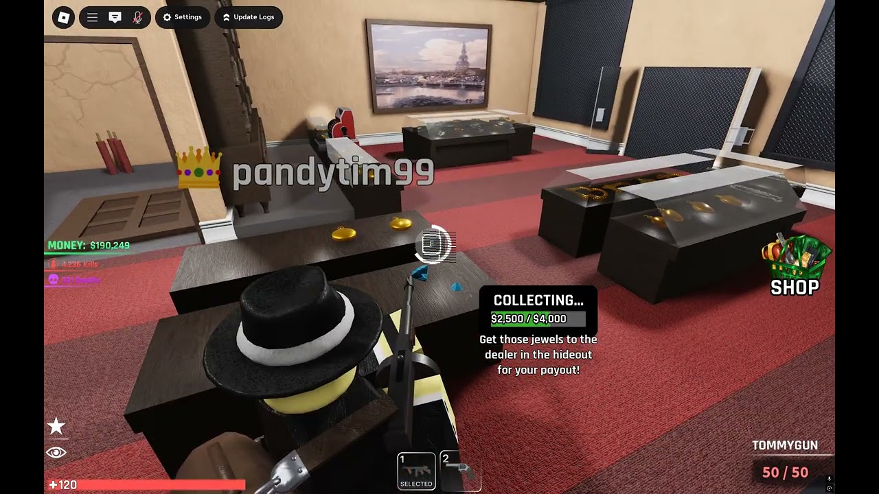 Random Mafia Shooter Jewerlry Store fastest way