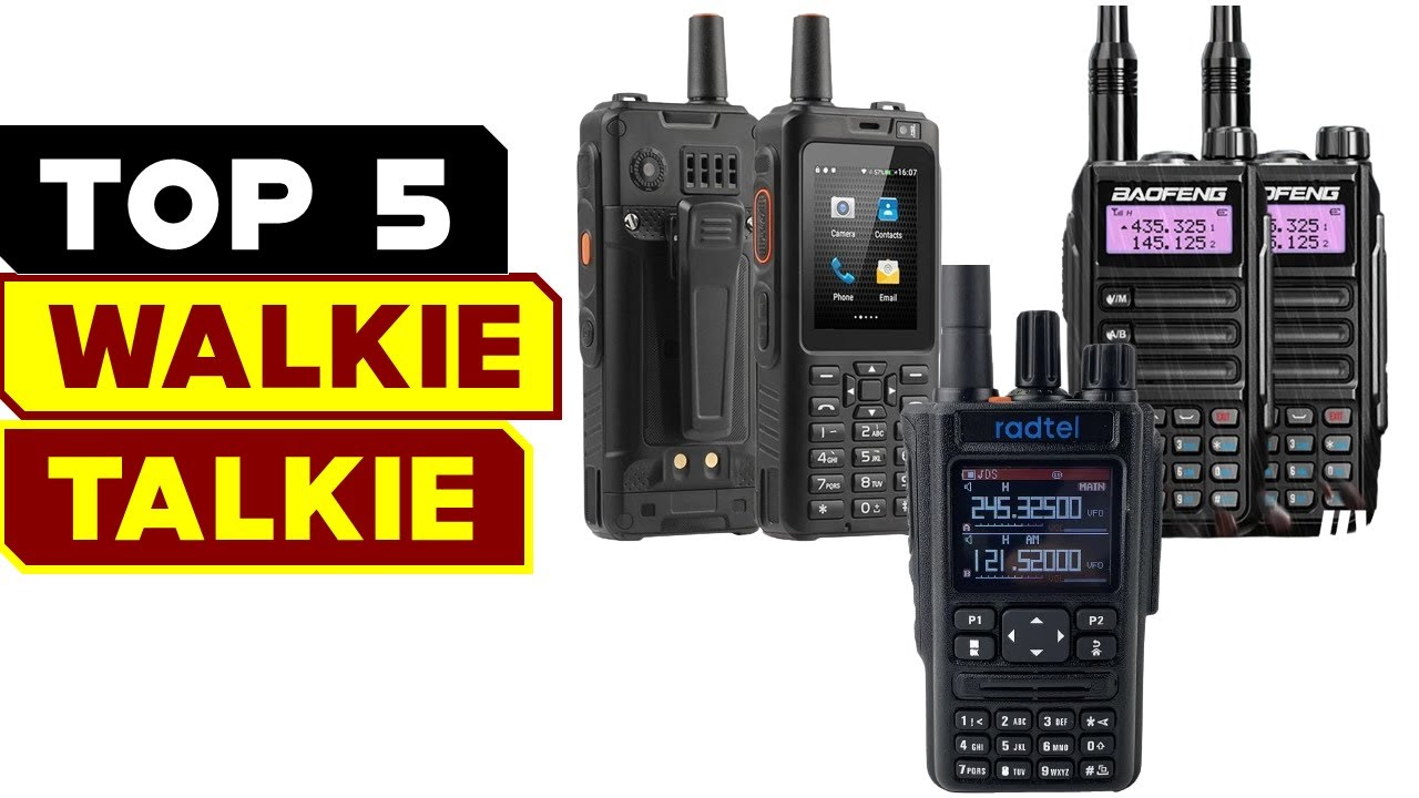 Top 5 Walkie Talkies 2024 Stay Connected Anywhere Reviews & Range