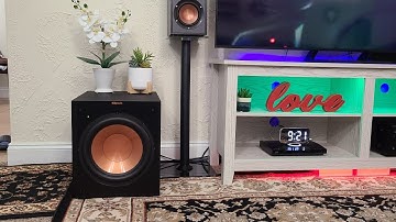 Klipsch R-12SW 12" Front Firing Subwoofer  (4K Quality) (Unboxing,Setting,Sound Test).