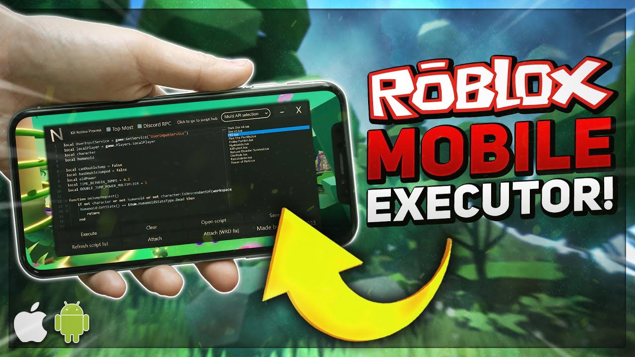 Roblox Executor Mobile for iOS [Mod menu download tutorial] in 2023