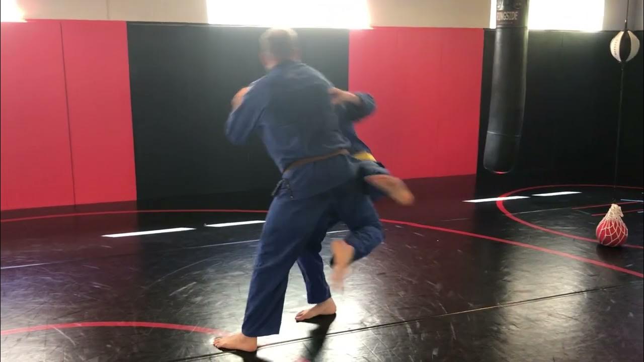 judo inside leg trip