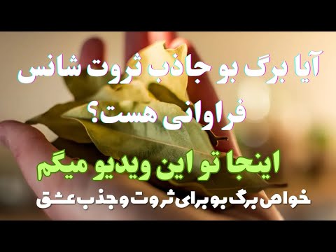 آیا برگ بو جاذب شانس فراوانی و ثروته  رونیز ثروت جذب جذب شانس