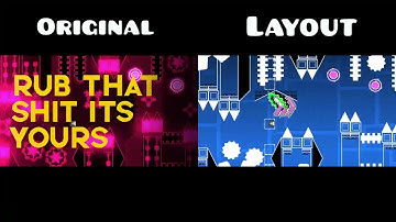 Original vs Layout | "Cake Level" by MindCap and more | Geometry Dash 2.1