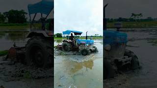 #Powertrac Euro 50 4wd #tractor bkt 4wd #Rotavator #video