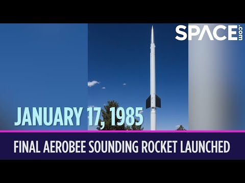 otd in space january 17 final aerobee sounding rocket launched