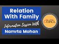 Relation With Family - Namrta Mohan