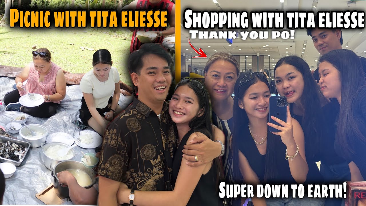 PICNIC WITH ROEL’S FAMILY AND TITA ELIESSE! || TITA ELIESSE, PINAG-SHOPPING KAMI!