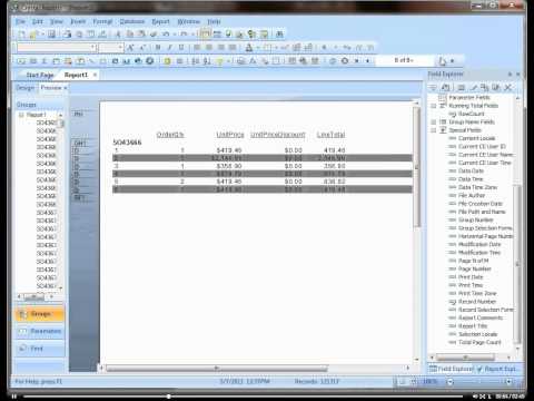 Crystal Reports Tutorial | Creating Page Breaks in Reports | ReportingGuru