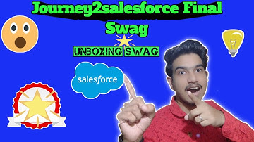 #Journey2SalesforceSwag || Unboxing Journey2Salesforce Swag || Final Journey2Salesforce Swag 2