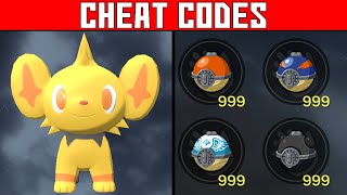 (Pokémon Legends Arceus) Pokemon Are ALL Shiny, Infinite Poke Balls, & Infinite Health - Cheat Codes