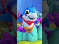 Five Little Baby Sharks | Nursery Rhyme #shorts #kidssongs #sharks #rhymes